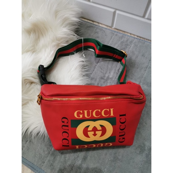 Waistbag Gucci import ada no seri waist bag wanita dan pria import tas selempang gucci