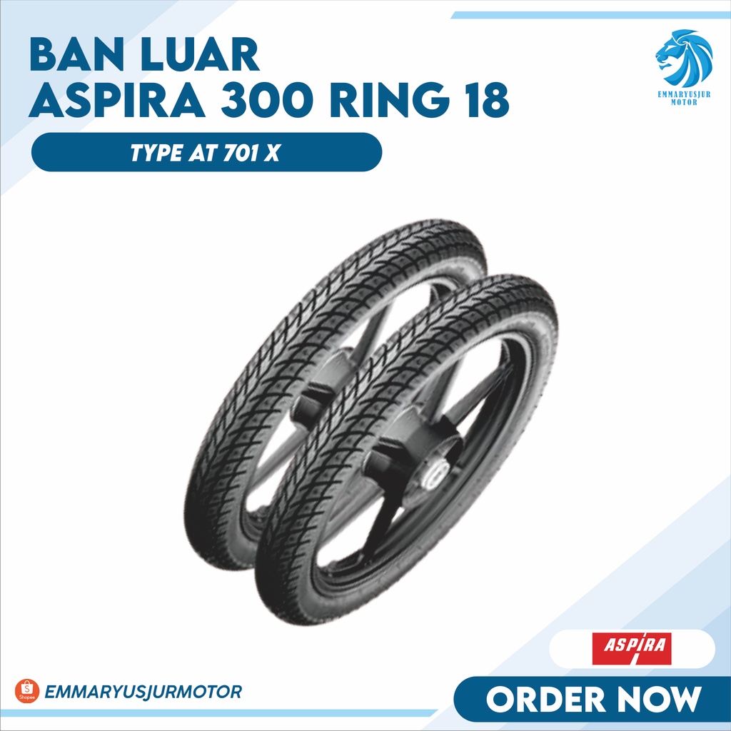 BAN LUAR 300 18 ASPIRA BAN MOTOR RING 18