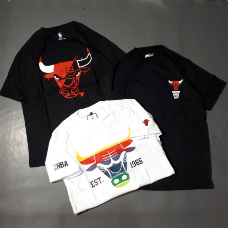 Kaos Tshirt Chicago Bulls Logo Banteng