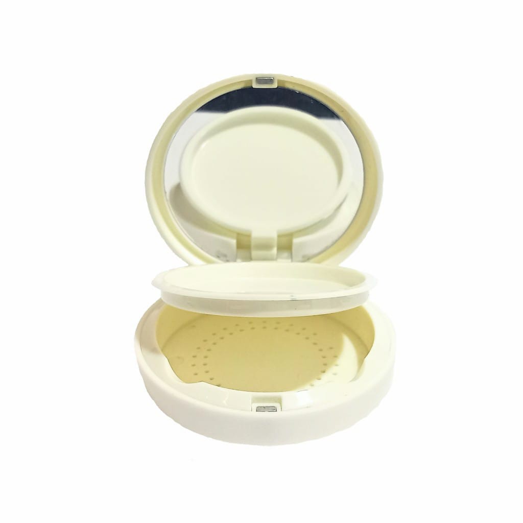 

Wadah Bedak Padat / Tempat Bedak Tutup Magnet Warna Beige