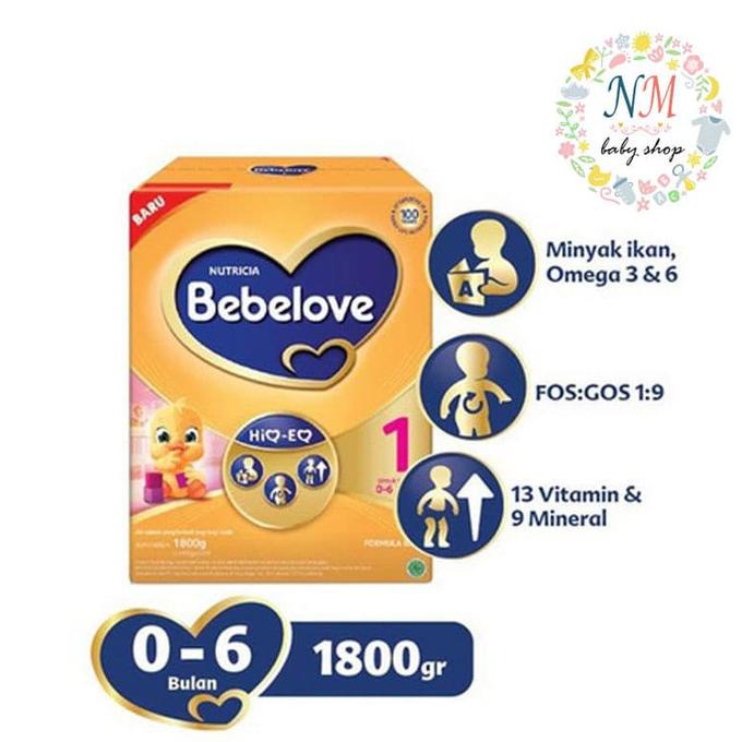 BEBELOVE 1 1800GRAM SUSU BAYI 0-6 BULAN