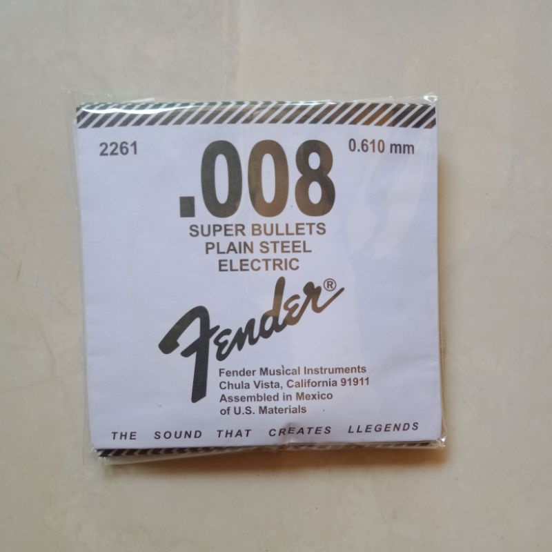 Senar Gitar Fender Lusinan 008