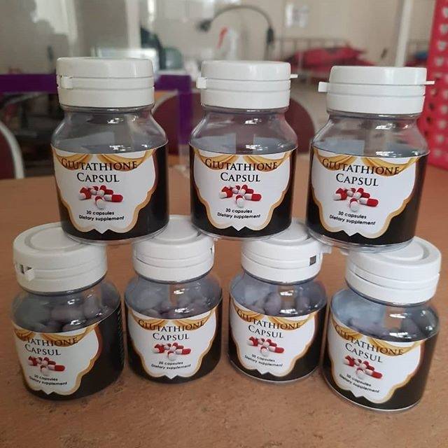 Kapsul pemutih badan