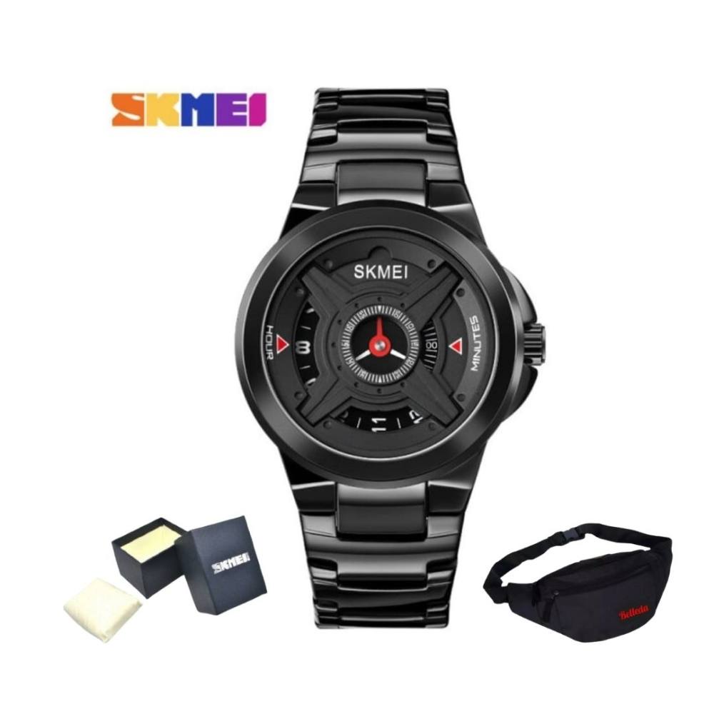 SKMEI 1699 Jam Tangan Pria Analog Tali Stainless