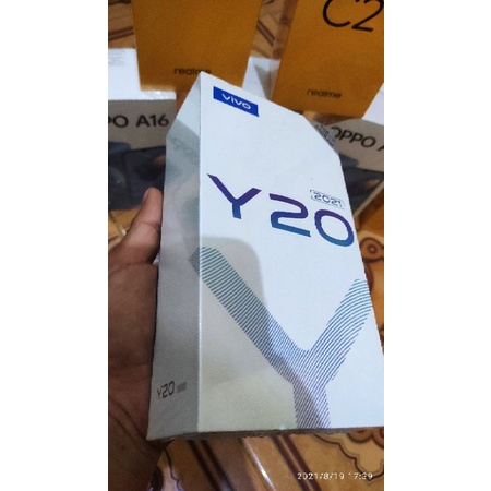 VIVO Y20 2021 RAM 4GB ROM 64GB BARU GARANSI RESMI VIVO INDONESIA