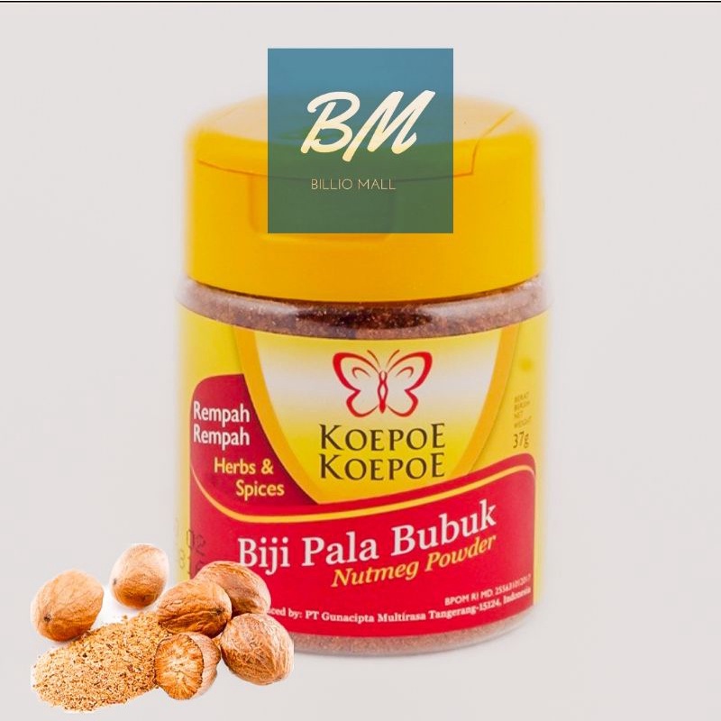 

Koepoe Kupu Biji Pala Bubuk 37 gr Nutmeg Powder