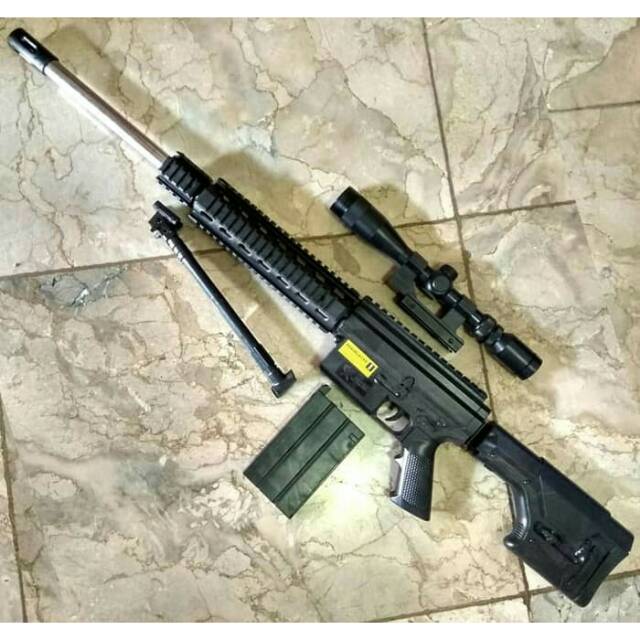 Tembakan senjata mainan Senapan spring M790 Scout rifle Tembakan senjata mainan Senapan spring M790 Scout rifle
