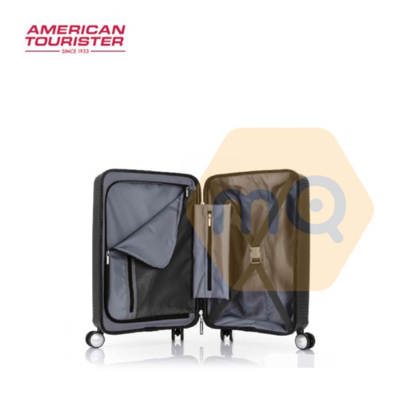 Koper American Tourister Curio front Laptop size Small 20 inch USB port