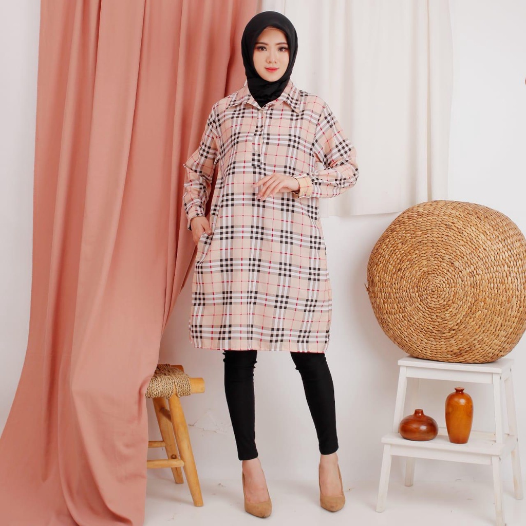 Damai fashion jakarta - baju TUNIK DRES wanita MERRY- konveksi murah tanah abang