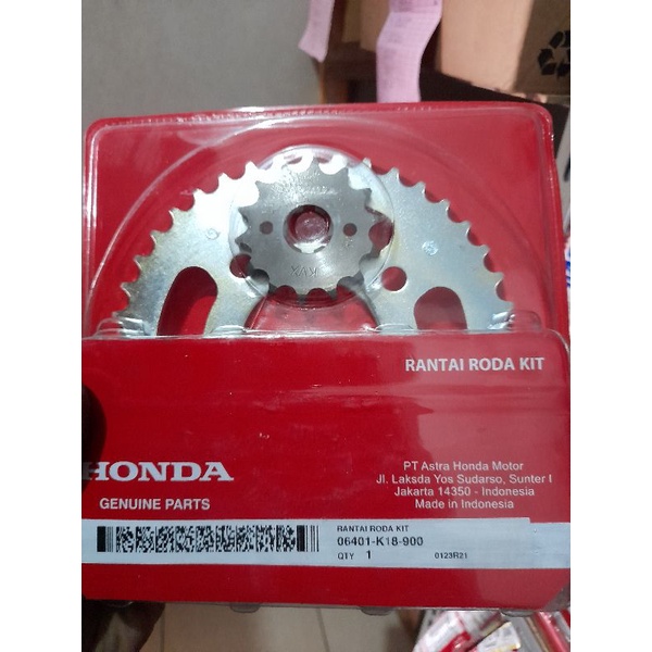 gear set verza/ cb verza original