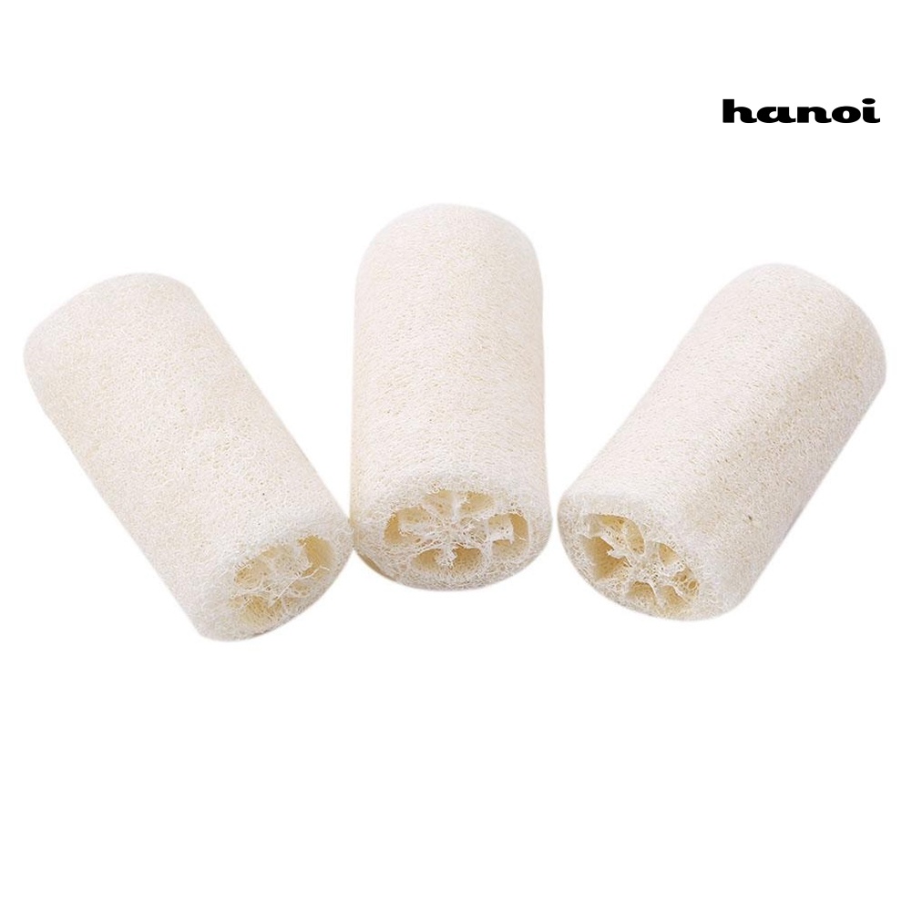 HQTM_Natural Loofah Gourd Sponge Bath Rub Dishes Cleaning Exfoliating Scrubber Tool