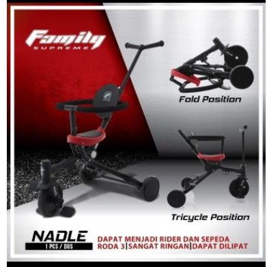 Sepeda Roda Tiga Family Supreme Stroller Nadle