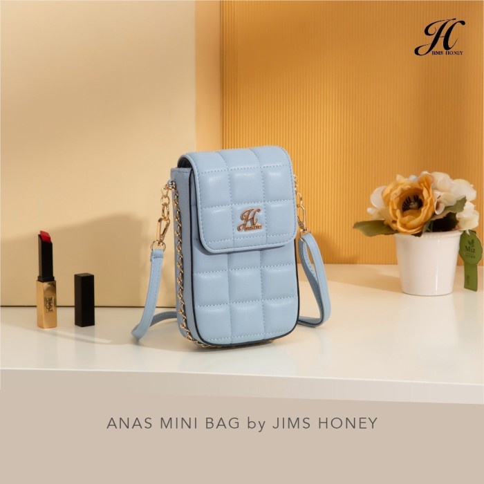 dompet hp wanita Anas Mini Bag Jimshoney Wanita Lucu Mini Fashion Perempuan - Skyblue Y9Z3 TERBARU V