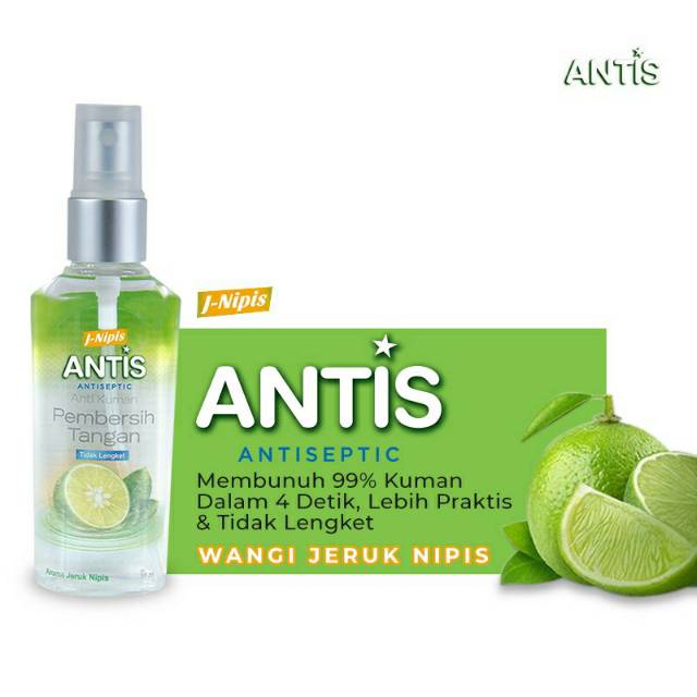 Antis Hand Sanitizer Jeruk Nipis 55 ml