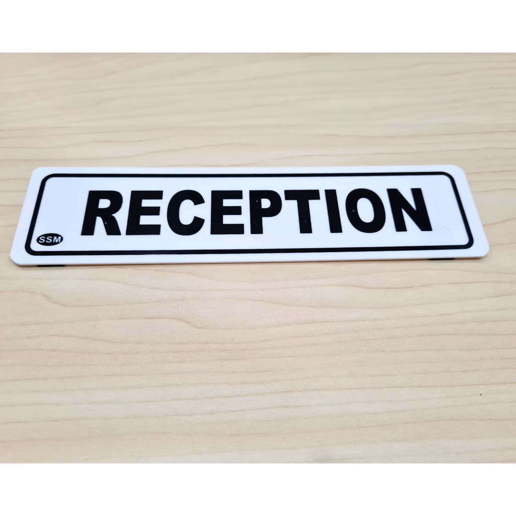 

Sign Akrilik Label KECIL RECEPTION