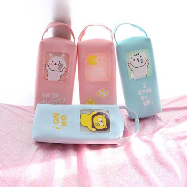 

tempat pensil kartun hewan lucu cute cartoon animal pencil case stp025