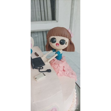 kue tart ulang tahun malang laptop piano cake