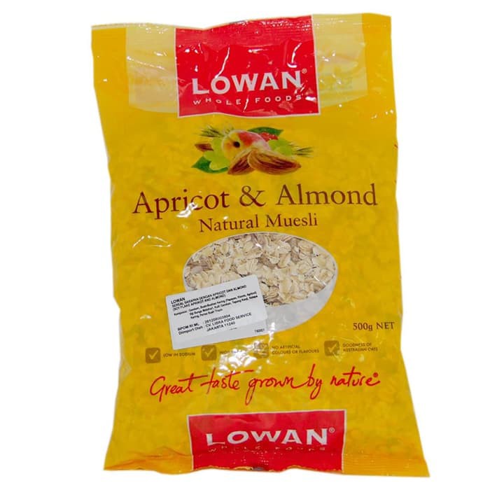 

Nikmati Lowan Natural Muesli - Apricot Almond 500 Gr SALE!!!