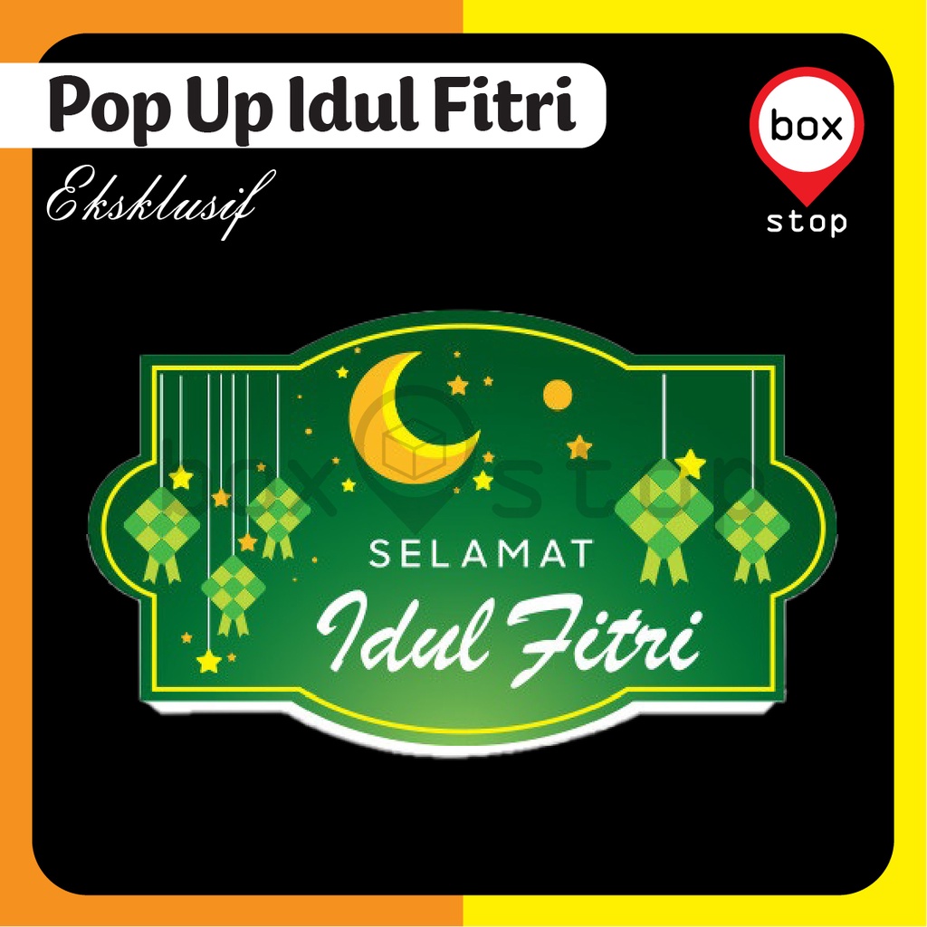 

Hiasan Pop Up Parcel | Kue Kering| Box Lebaran Idul Fitri