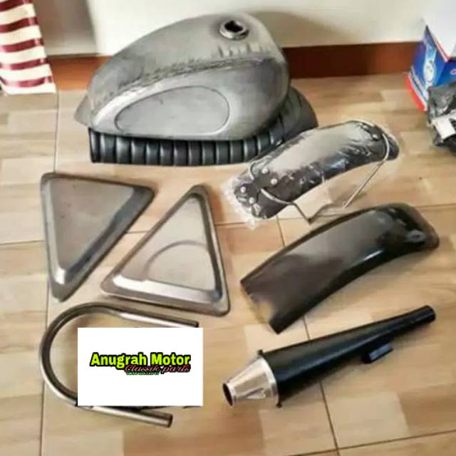 Paket japstyle custome - Tangki japstyle triumph - jok japstyle - behel U - silincer custom - japs