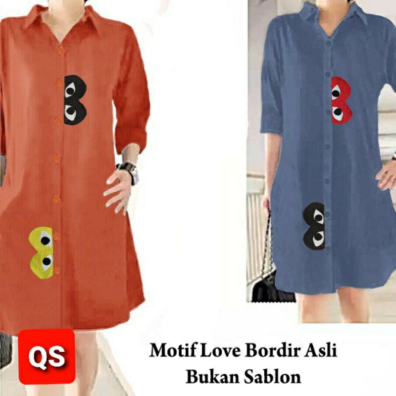 Baju Atasan Tunik Wanita PLY/Tunik Muslim Wanita Motif