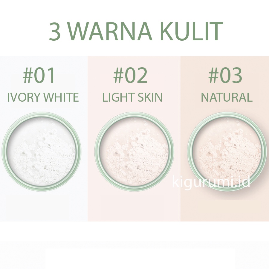 LAMEILA Bedak Alami Light Soft Skin Powder LA122