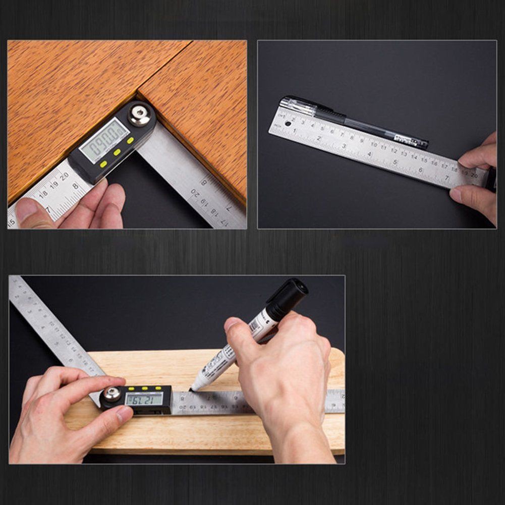 

Alat Ukur Sudut Model Penggaris Digital Max 200mm 8 inci - Promo