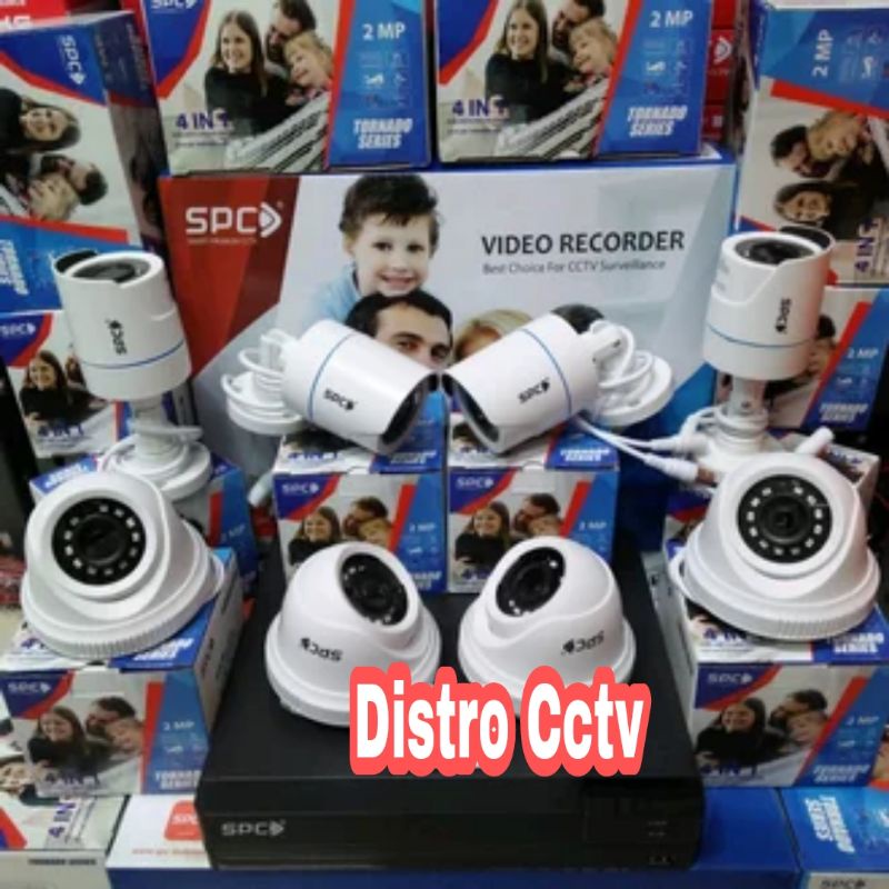 Paket Camera Cctv SPC 8ch 2mp Full HD 1080p Paket Kamera Cctv 8 Channel 2 MP