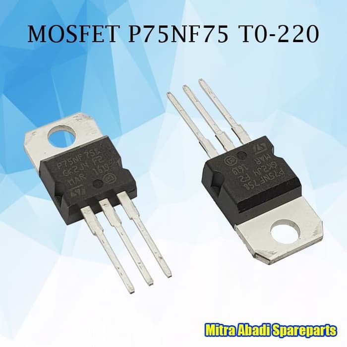 Murah Mosfet Transistor STP75NF75 P75NF75 75NF75 TO-220 Terjamin