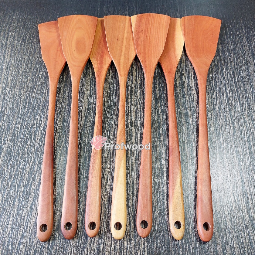 Jual Spatula kayu sawo panjang 35 cm Sutil kayu oseng Shopee Indonesia