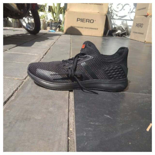 PIERO NEBULA PX1 EVI ALL BLACK SEPATU ORIGINAL SNEAKERS LIFESTYLE SNEAKER