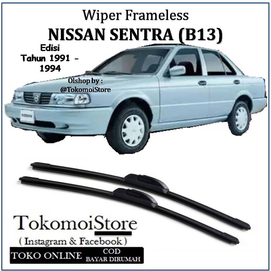 Wiper Frameless Nissan Sentra B13
