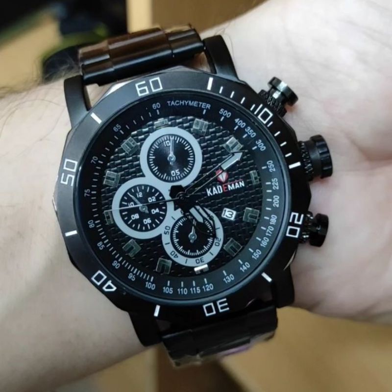 jam tangan kademan pria original stainless