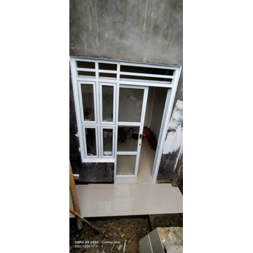 pintu jendela partisi aluminium dan kaca