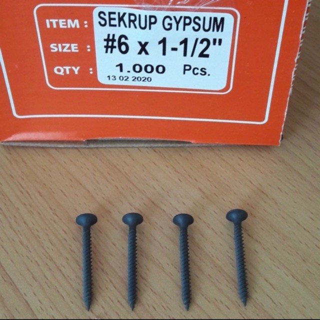 sekrup gipsum Screw Gypsum 6x1