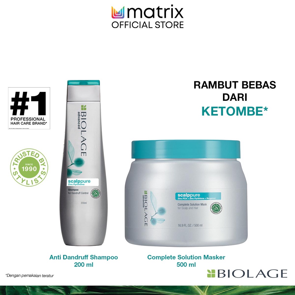 Matrix Biolage Anti Dandruff Value Set Shopee Indonesia