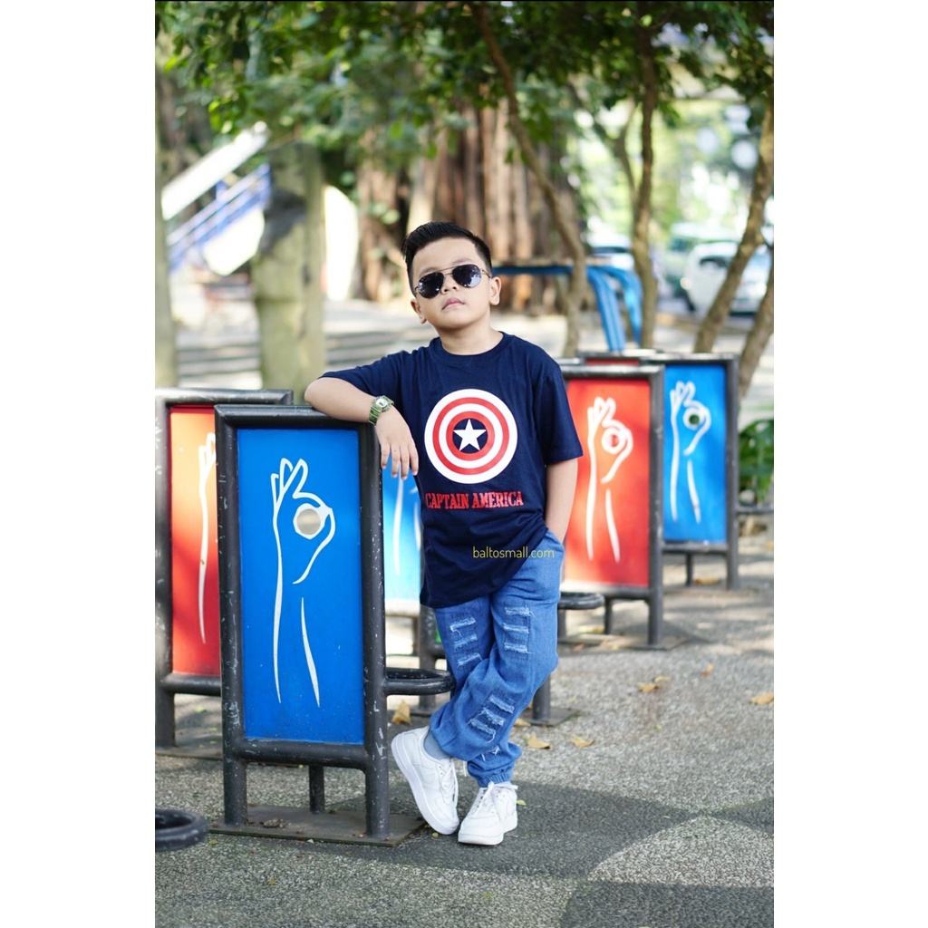 STJRP - Premium Setelan jogger ripped anak dan kaos distro karakter 1-8 tahun Part 1-3