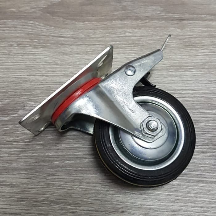 Xander Roda Karet 3 Inch Hidup Rem