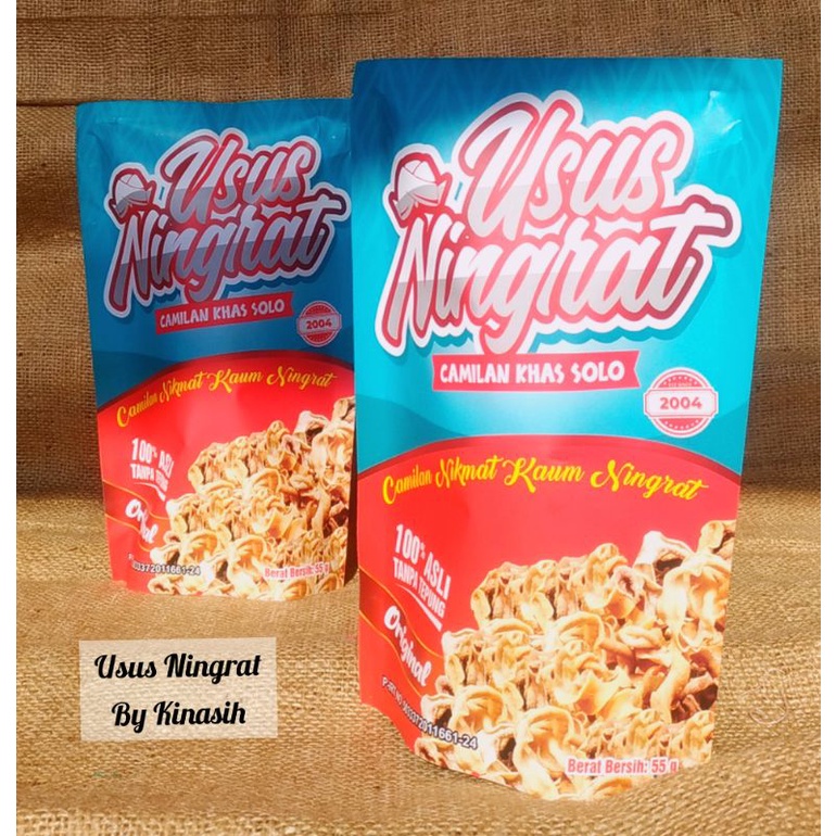

Usus Nigrat tanpa tepung kemasan pouch 55g