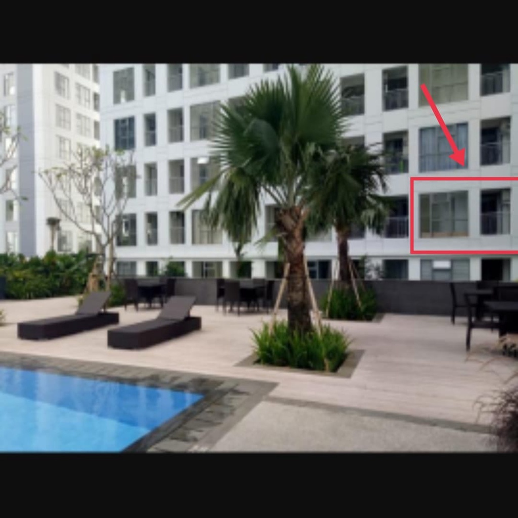 Disewakan Apartemen murah 1M Apartemen Sumarecon Gading Serpong Mid Town 2BR View SwimmingPool 30jt/