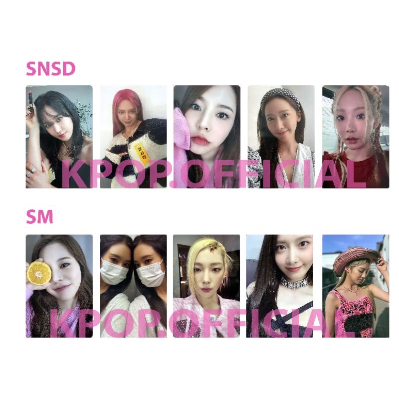 [ READY STOCK ] SNSD OHGG 2021 WINTER SMTOWN SMCU EXPRESS PHOTOCARD