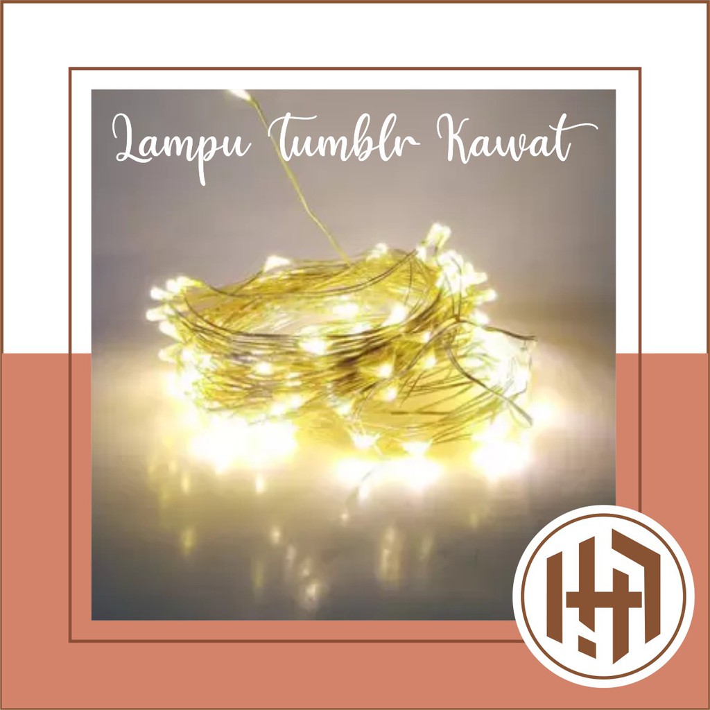 Lampu Tumblr Kawat Lampu LED Kawat Lampu Kawat Warm White