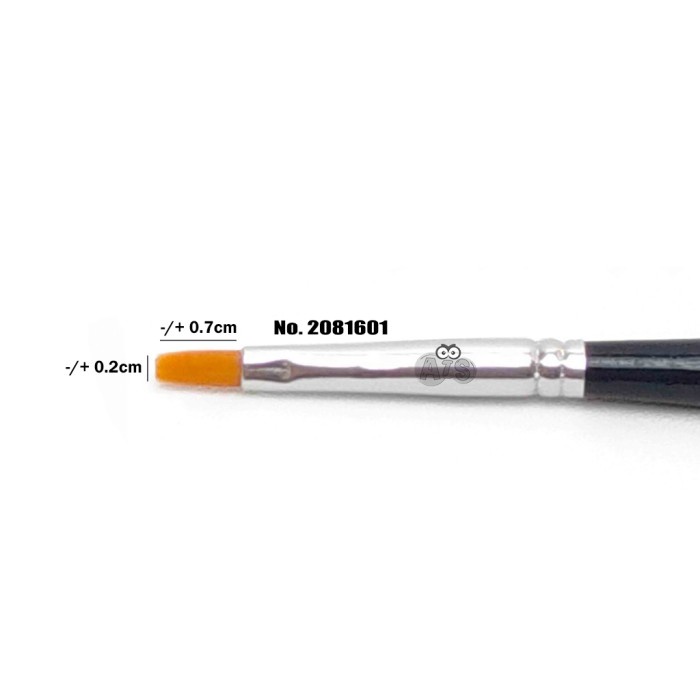 

Lyra Art Brush Flat / Kuas Lyra Satuan Pipih