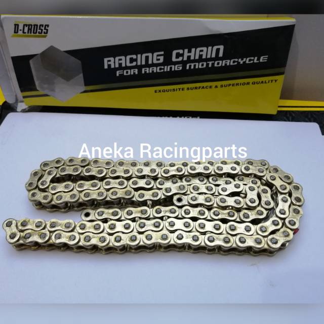 Rantai klx crf cross trail dll gold 428 140 D'cross O ring / rantai gold klx crf vixion r15 cbr dll