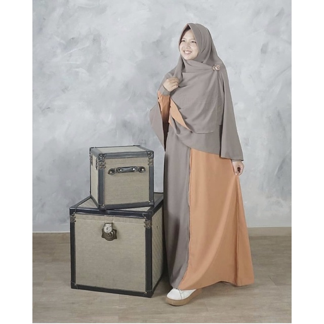 Gamis Zippy Thai tea Alila