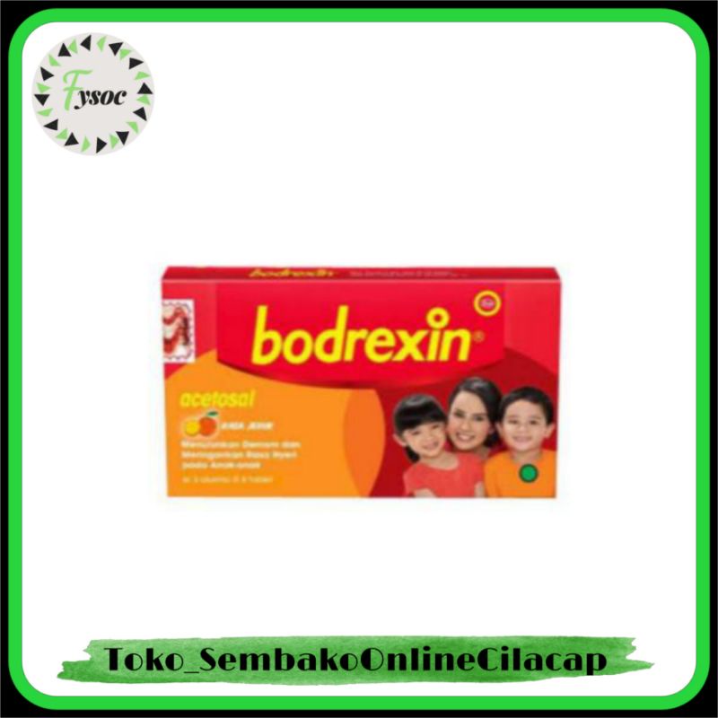 BODREXYN OBAT TURUN PANAS @ 4 STRIP KEMASAN BARU BODREXIN