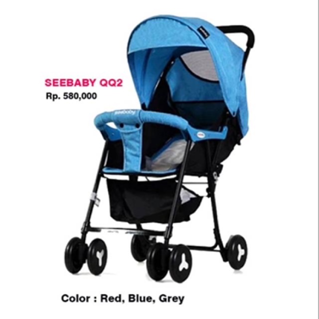 Makassar - Stroller Seebaby QQ2 | Kereta Bayi Cabin Size | Kereta Dorong Bayi