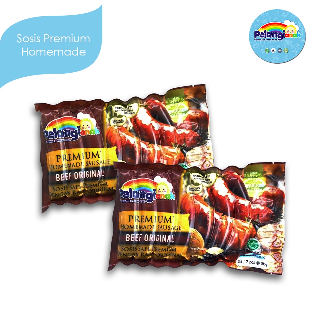 

Pelangi Sosis Sapi Non MSG Beef Original - Pelangi anak sehat - Frozen Balikpapan