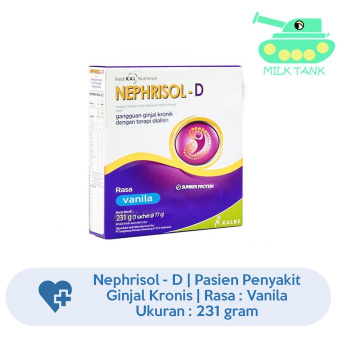 

[COD] Nephrisol-D Vanila 231 gram [COD]