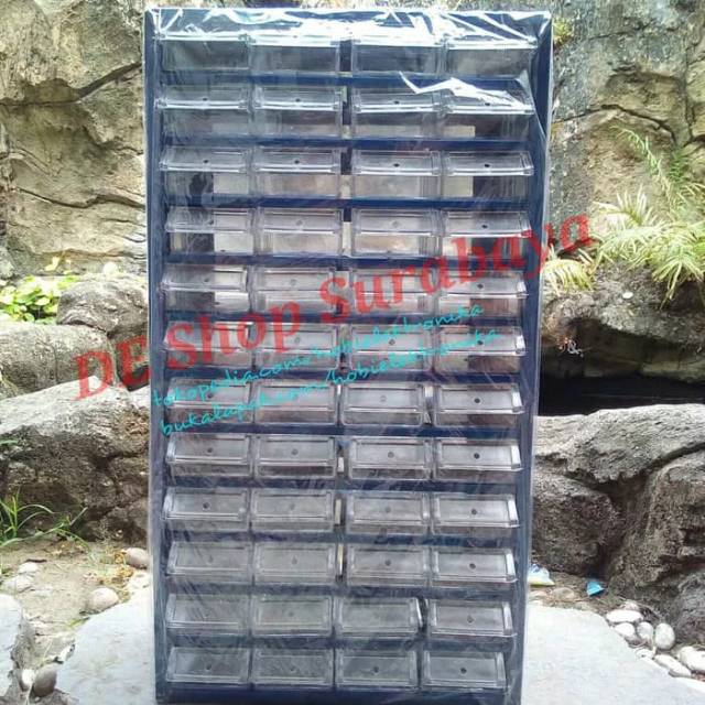 Racco Racoo Rak Komponen 48 laci Organizer
